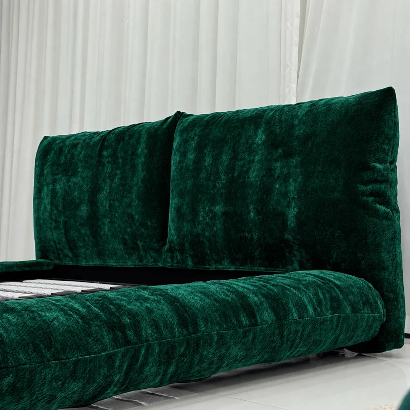 Custom Bed Frame Cover — Blossom · Emerald Canopy