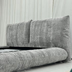Custom Bed Frame Cover — Blossom · Frosted Glacier