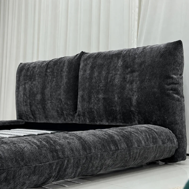Custom Bed Frame Cover — Blossom · Platinum Drift