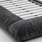 Custom Bed Frame Cover — Blossom · Platinum Drift