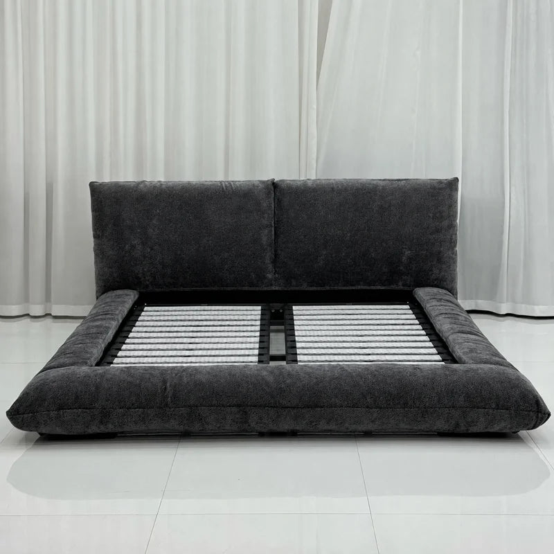 Custom Bed Frame Cover — Blossom · Platinum Drift