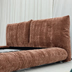 Custom Bed Frame Cover — Blossom · Rosewood Spice