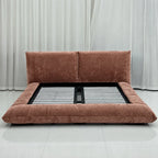 Custom Bed Frame Cover — Blossom · Rosewood Spice
