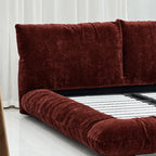 Custom Bed Frame Cover — Blossom · Terracotta Rouge