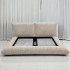 Custom Bed Frame Cover — Blossom · Truffle Taupe