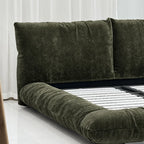 Custom Bed Frame Cover — Blossom · Woodland Moss