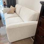 Custom Sofa Slipcover — Blossom · Alabaster Bloom