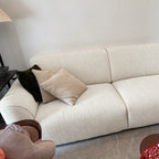 Custom Sofa Slipcover — Blossom · Alabaster Bloom