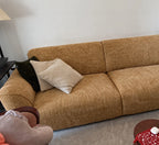 Custom Sofa Slipcover — Blossom · Amber Maple