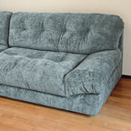 Custom Sofa Slipcover — Blossom · Celestial Sky