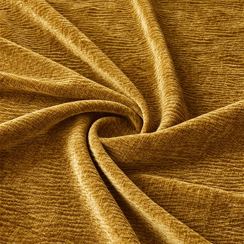 Custom Sofa Slipcover — Blossom · Golden Saffron