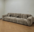 Custom Sofa Slipcover — Blossom · Sahara Camel