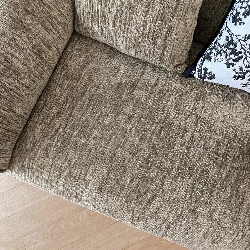 Custom Sofa Slipcover — Blossom · Sahara Camel