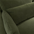 Custom Sofa Slipcover — Performance HH200 · Avocado Green