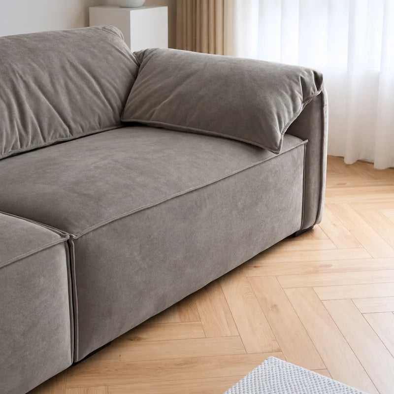 Custom Sofa Slipcover — Performance HH200 · Café au Lait