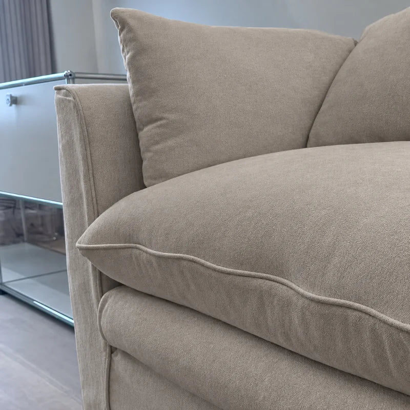 Custom Sofa Slipcover — Performance HH200 · Greige