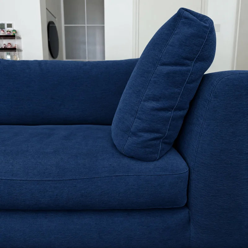 Custom Sofa Slipcover — Performance HH200 · Luxury Navy
