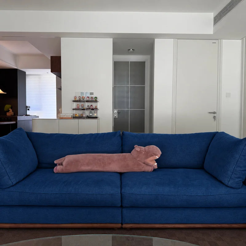Custom Sofa Slipcover — Performance HH200 · Luxury Navy