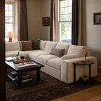 Custom Sofa Slipcover — Performance HH200 · Soft Warm Ivory