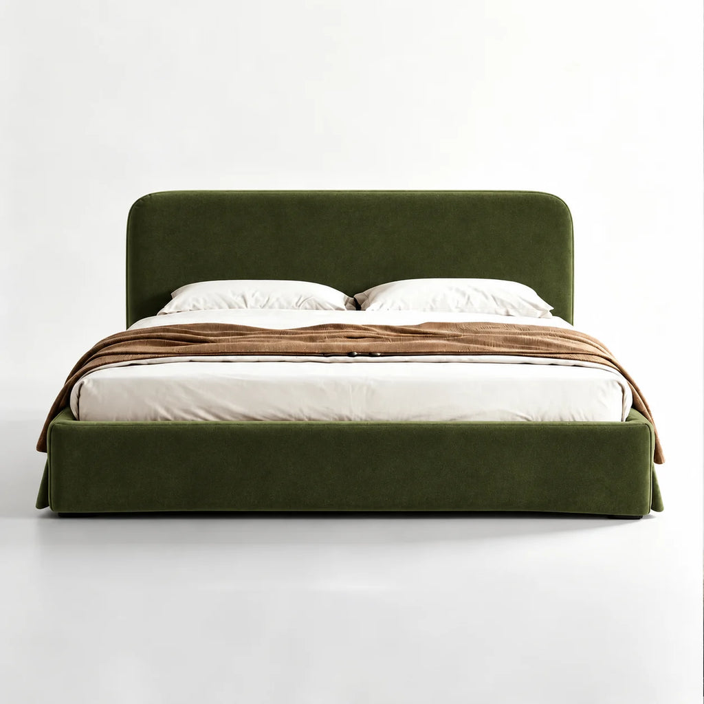 Custom Bed Frame Cover — Performance HH200 · Avocado Green