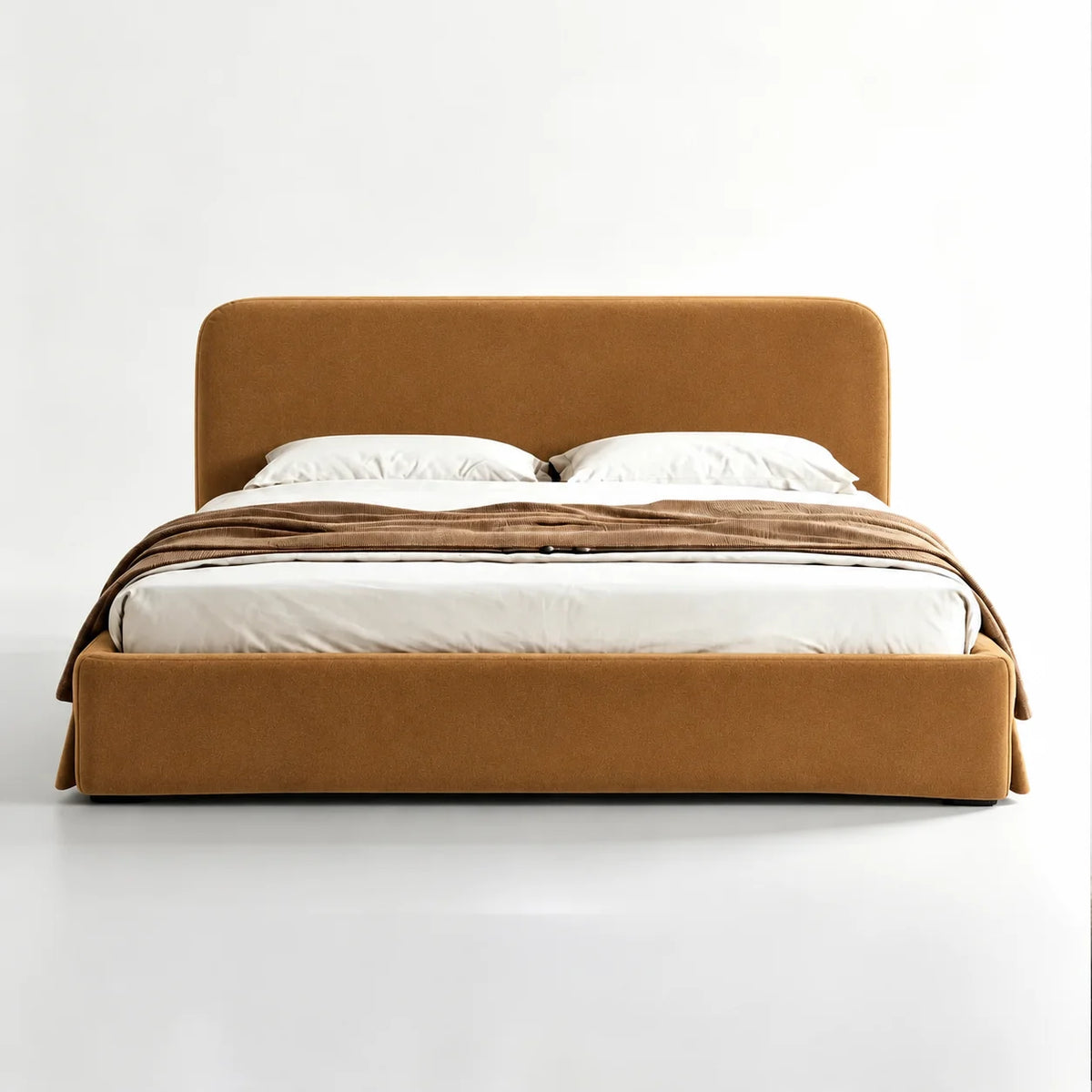 Custom Bed Frame Cover — Performance HH200 · Caramel