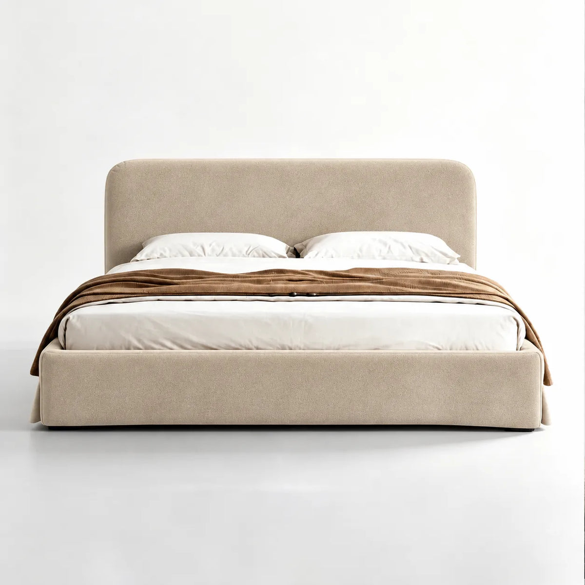 Custom Bed Frame Cover — Performance HH200 · Champagne Beige