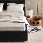 Custom Bed Frame Cover — Performance HH200 · Charcoal