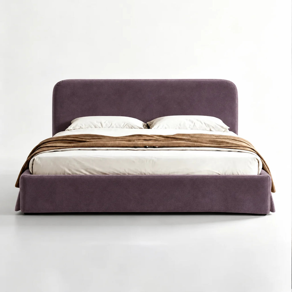 Custom Bed Frame Cover — Performance HH200 · Dusty Plum