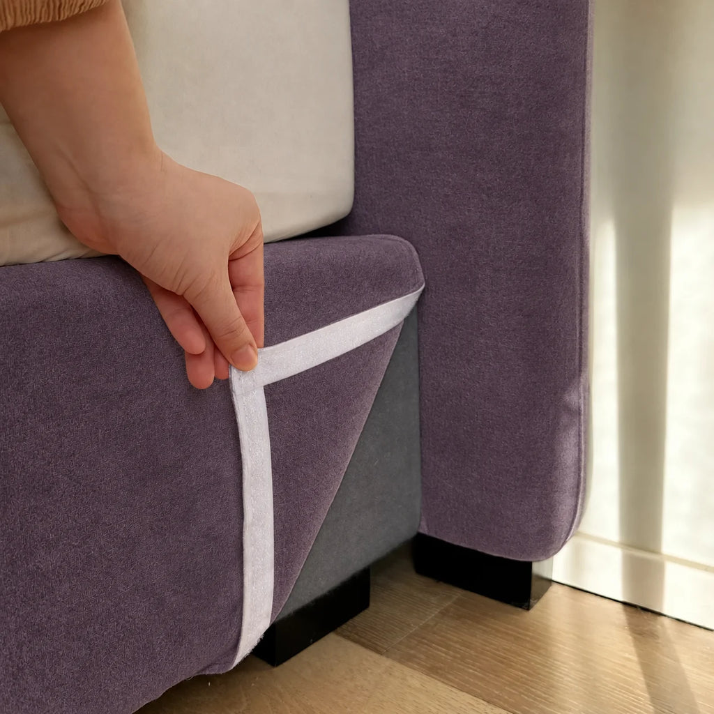 Custom Bed Frame Cover — Performance HH200 · Dusty Plum