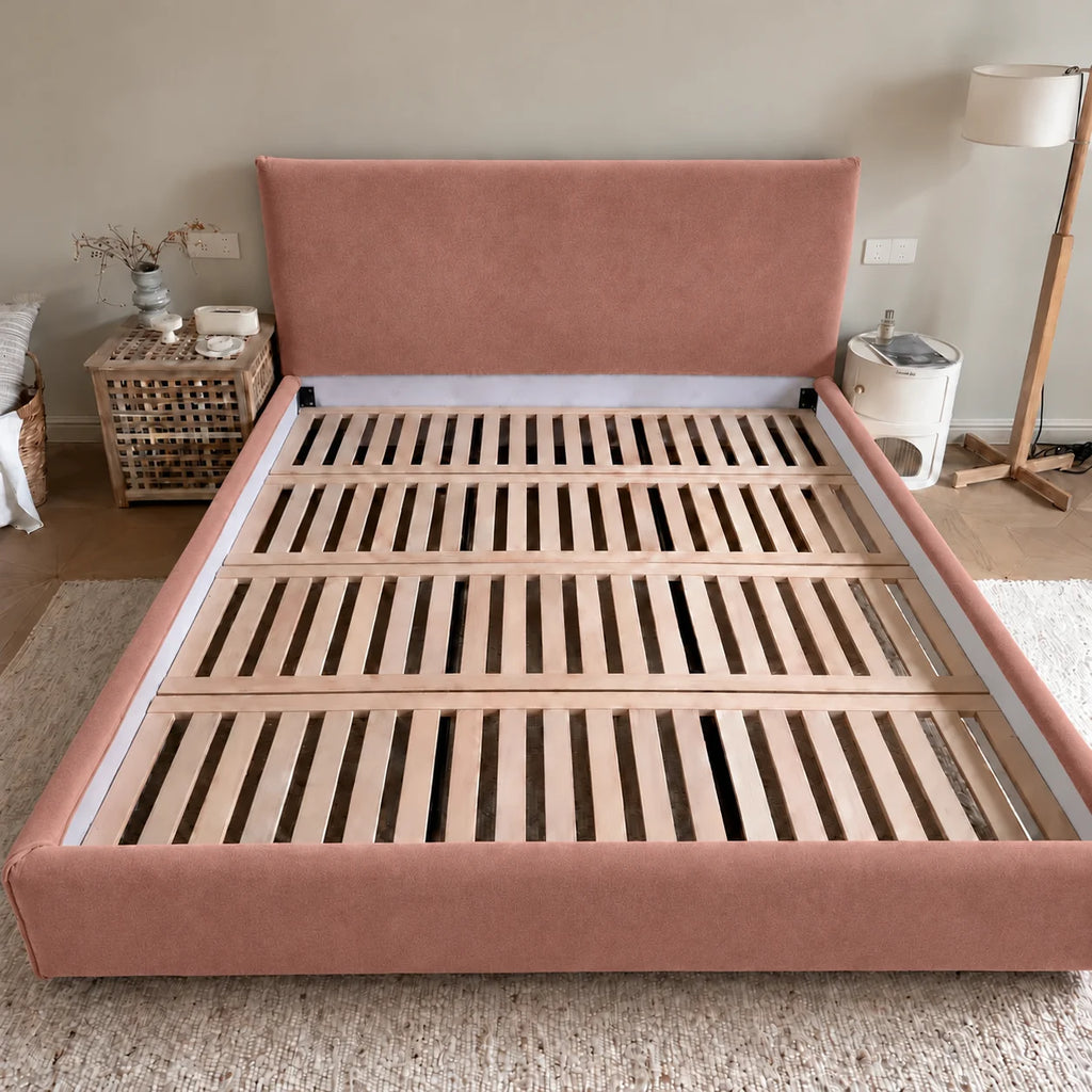 Custom Bed Frame Cover — Performance HH200 · Dusty Rose