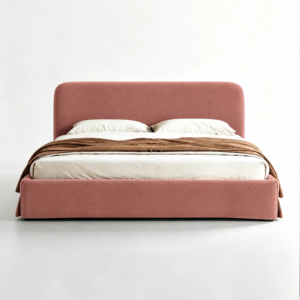 Custom Bed Frame Cover — Performance HH200 · Dusty Rose