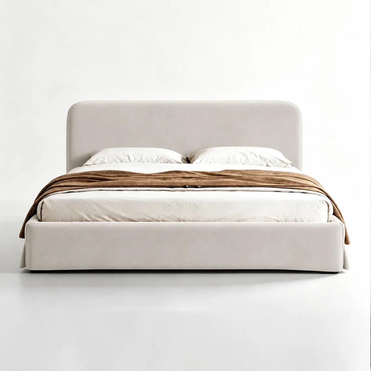 Custom Bed Frame Cover — Performance HH200 · Soft Warm Ivory
