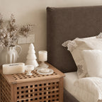 Custom Bed Frame Cover — Performance HH200 · Taupe