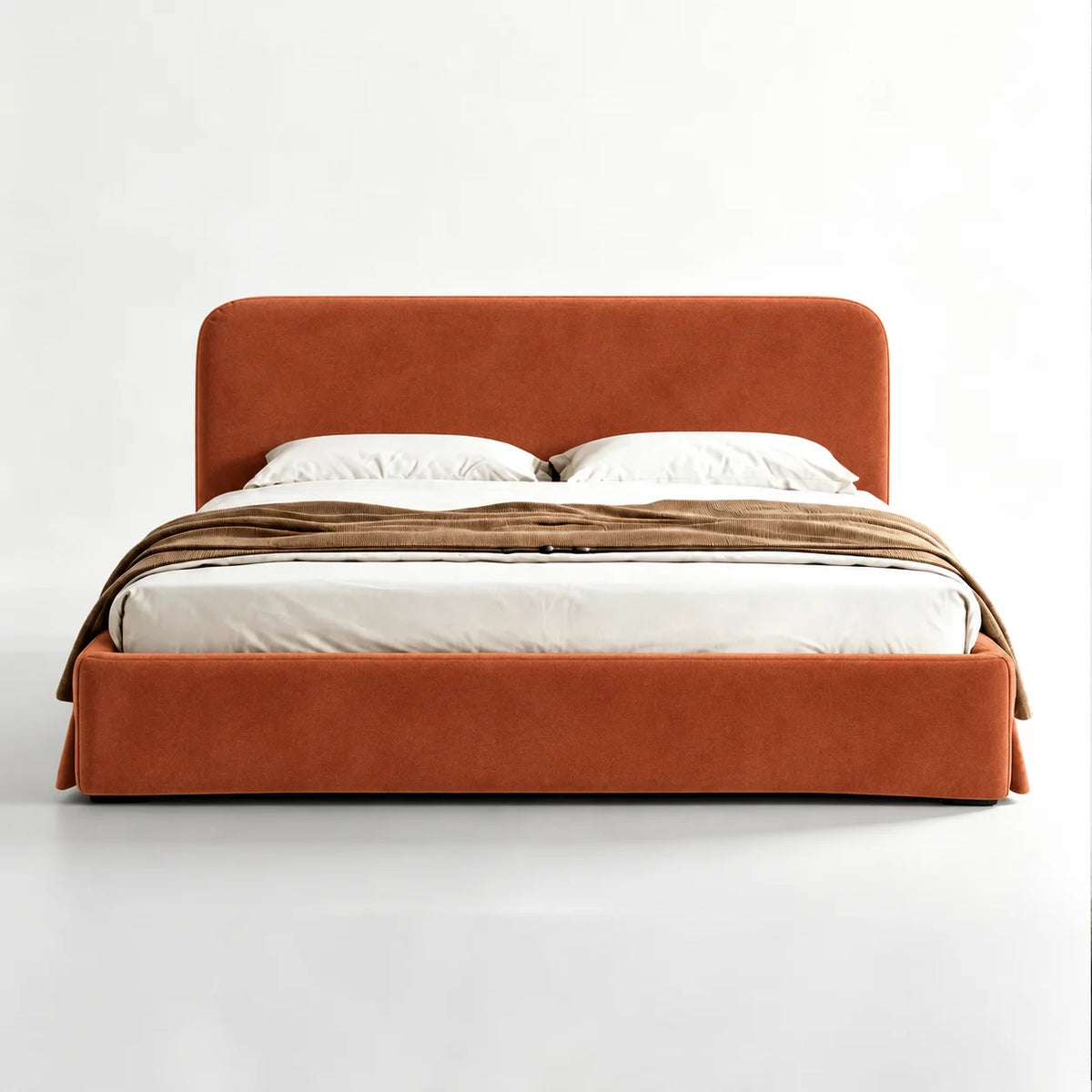 Custom Bed Frame Cover — Performance HH200 · Terracotta