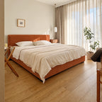 Custom Bed Frame Cover — Performance HH200 · Terracotta