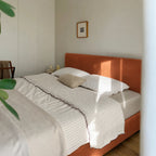 Custom Bed Frame Cover — Performance HH200 · Terracotta
