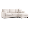 Custom Slipcover for 3-Seat sofa with Chaise Sectional