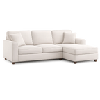 Custom Slipcover for 3-Seat sofa with Chaise Sectional