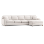 Custom Slipcover for 4-Seat sofa with Chaise Sectional
