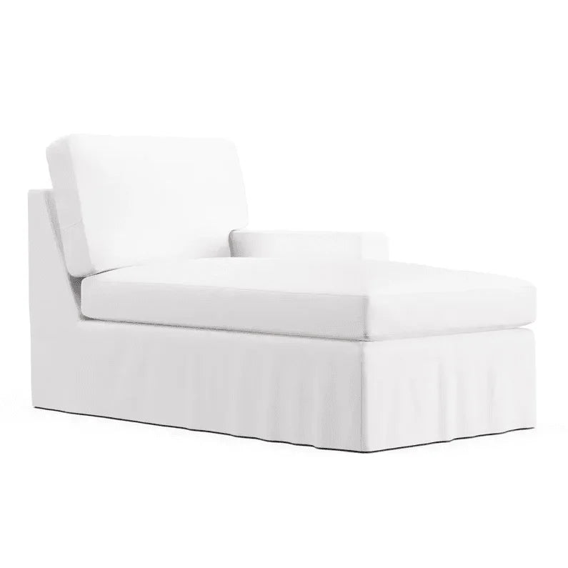 Custom Slipcover for Right Arm Chaise Section Component