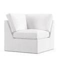 Custom Slipcover for Corner Seat with Arm Component