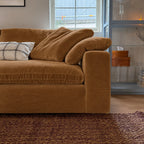 Custom Sofa Slipcover — Performance HH200 · Caramel