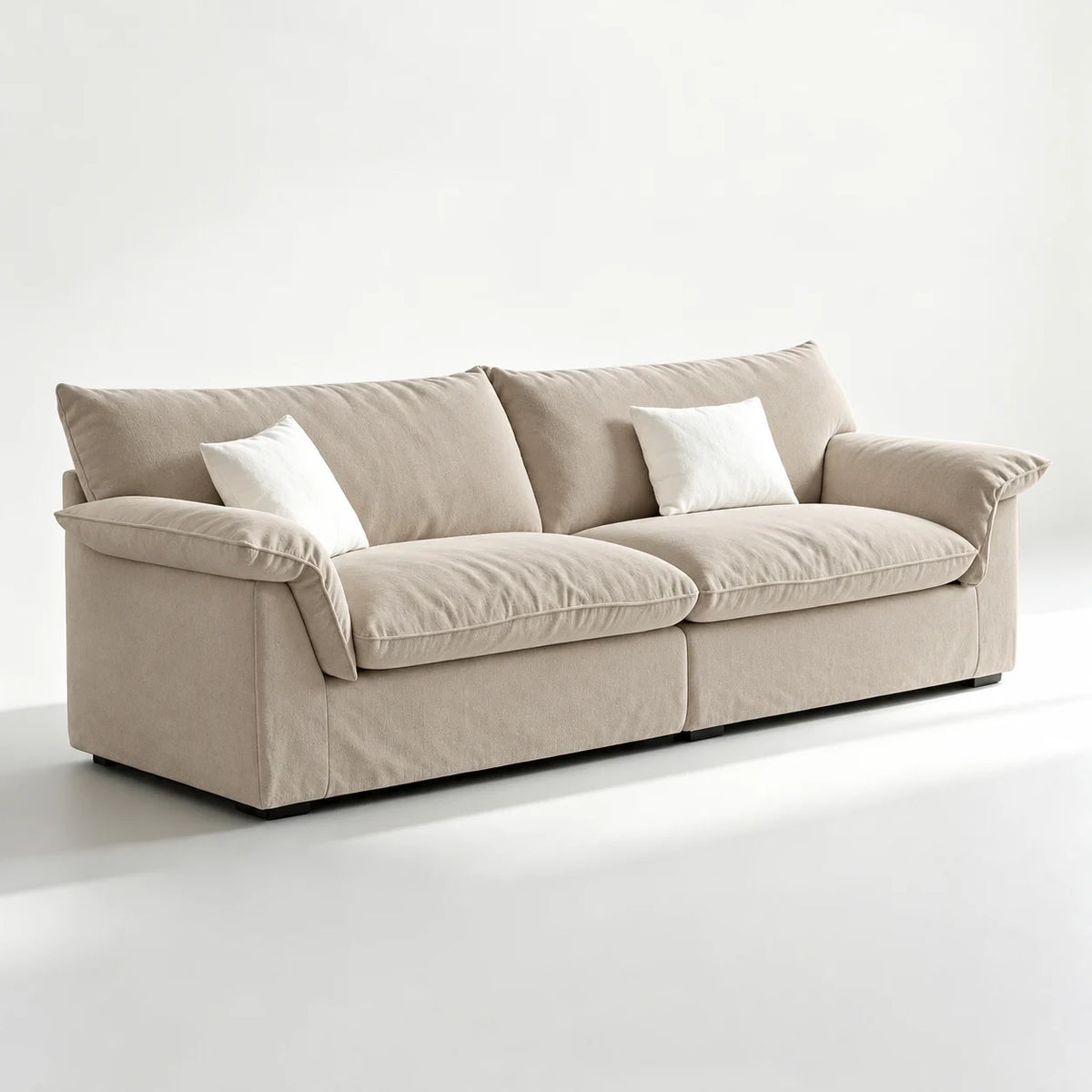 Custom Sofa Slipcover — Performance HH200 · Champagne Beige
