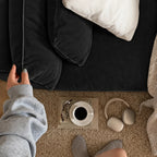 Custom Sofa Slipcover — Performance HH200 · Charcoal