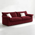 Custom Sofa Slipcover — Performance HH200 · Deep Burgundy