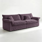 Custom Sofa Slipcover — Performance HH200 · Dusty Plum