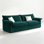 Custom Sofa Slipcover — Performance HH200 · Forest Green
