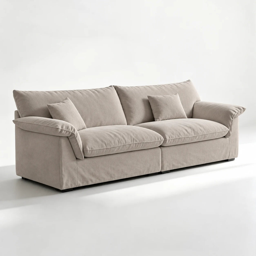 Custom Sofa Slipcover — Performance HH200 · Greige