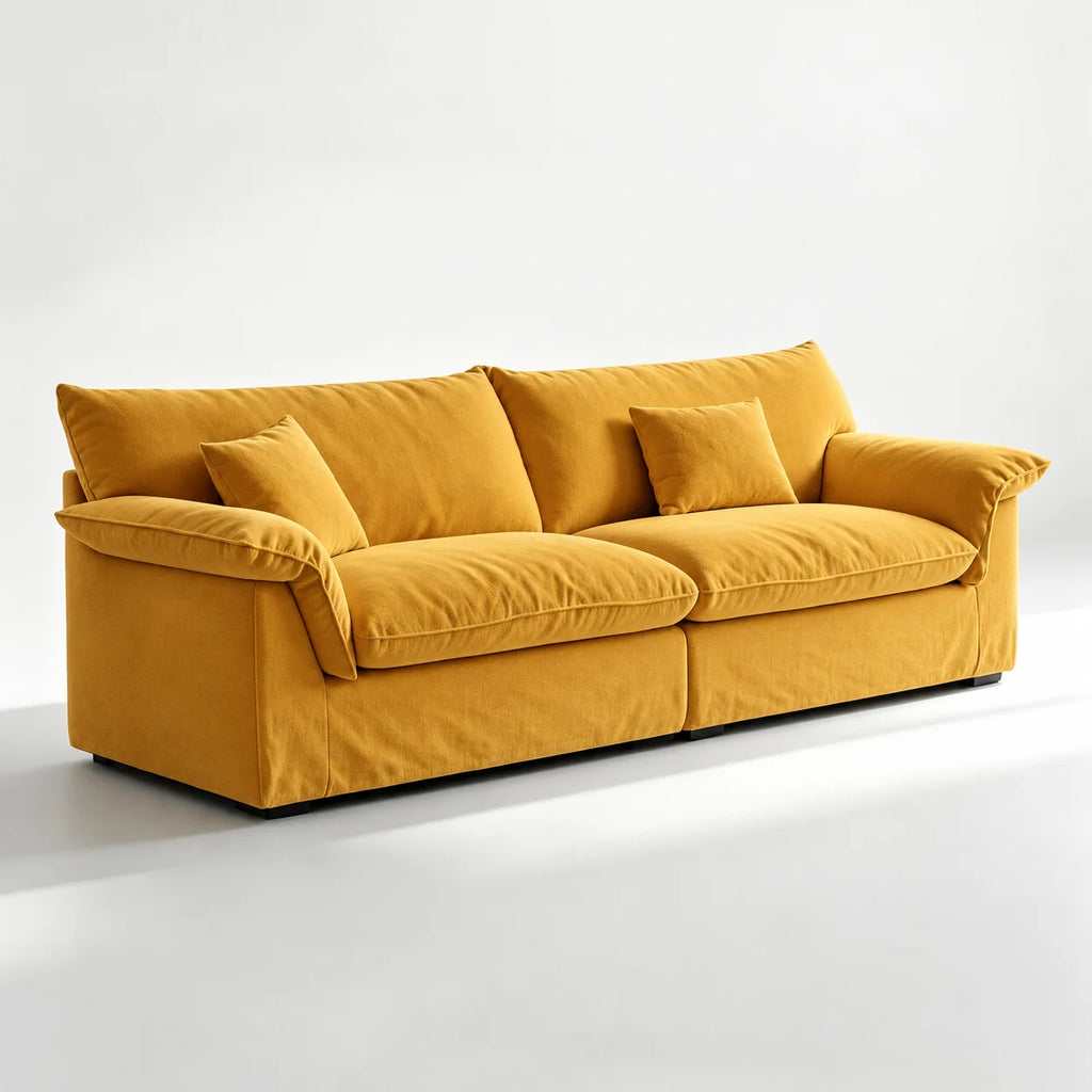 Custom Sofa Slipcover — Performance HH200 · Honey Gold
