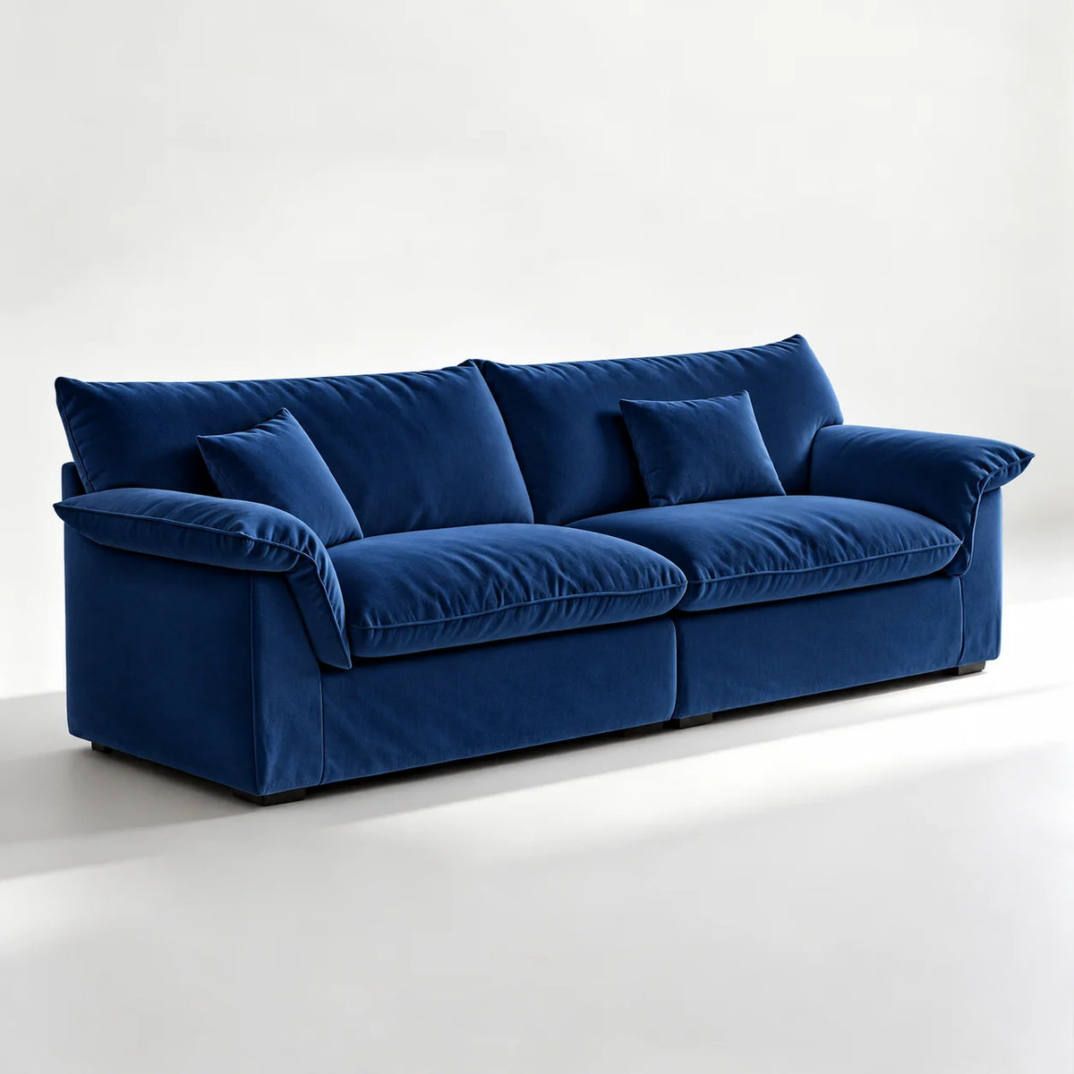 Custom Sofa Slipcover — Performance HH200 · Luxury Navy